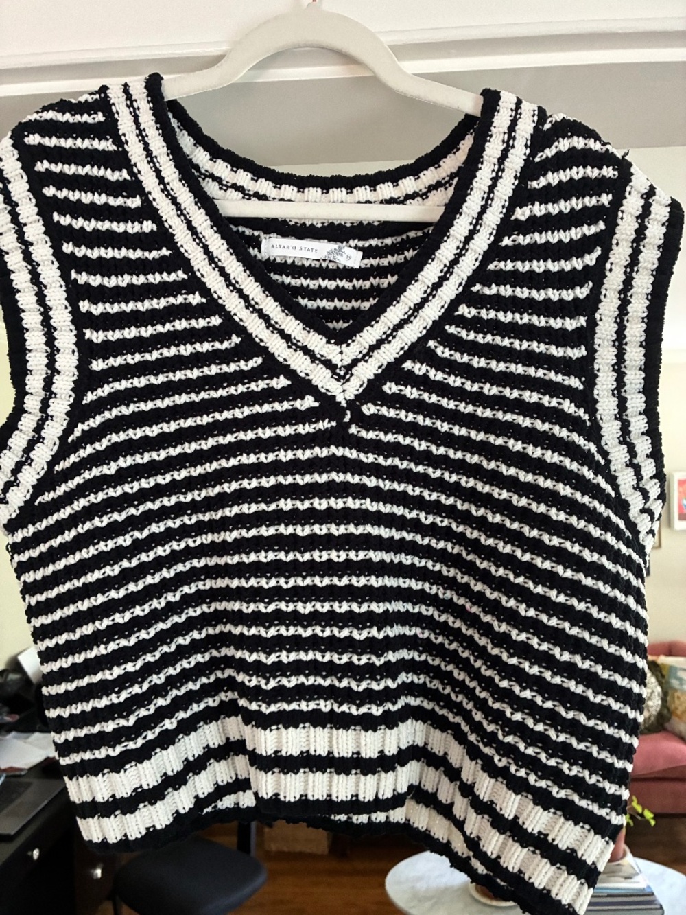 Altered state sweater vest